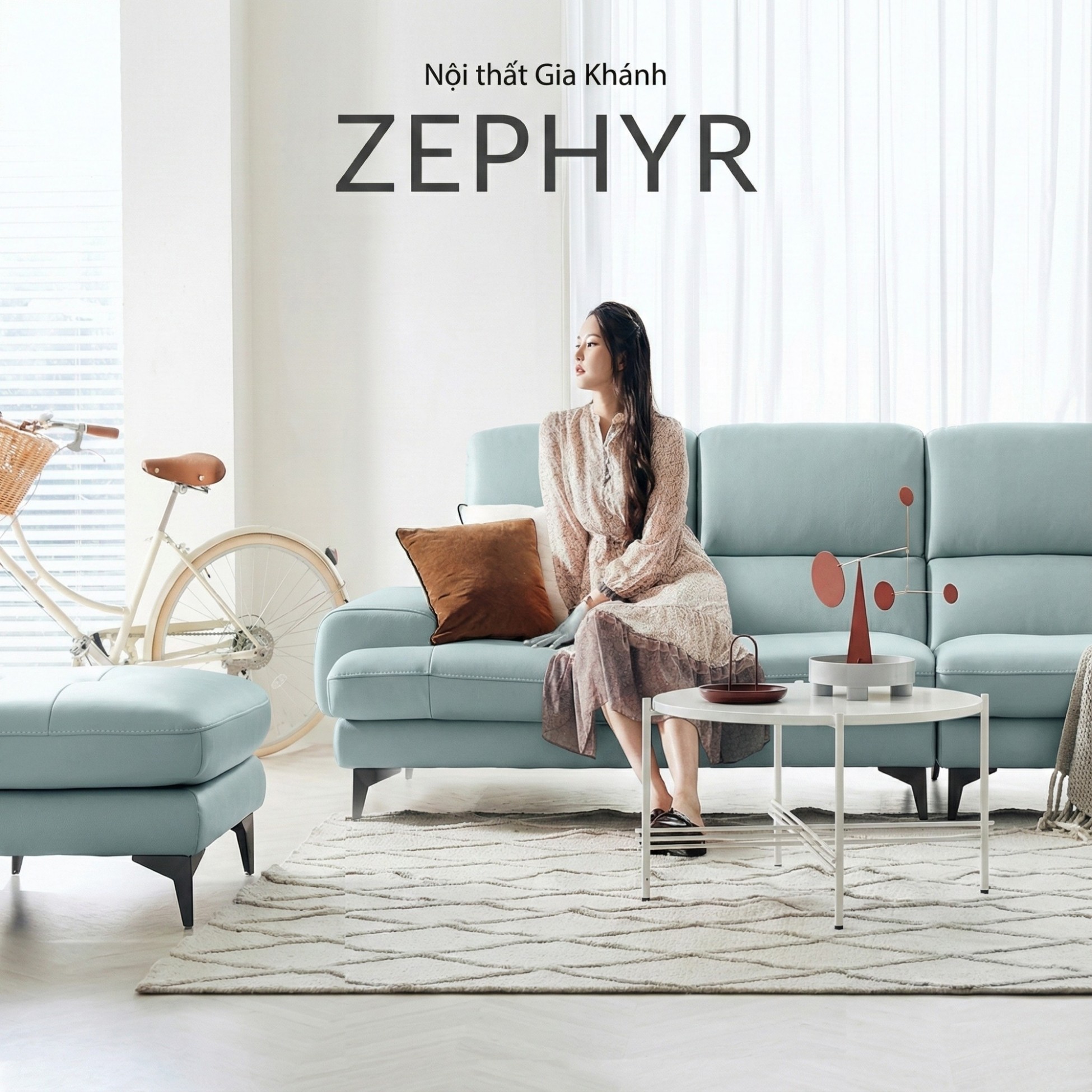 Sofa ZEPHYR – Sofa Da Cao Cấp Hiện Đại Êm Ái Tối Ưu