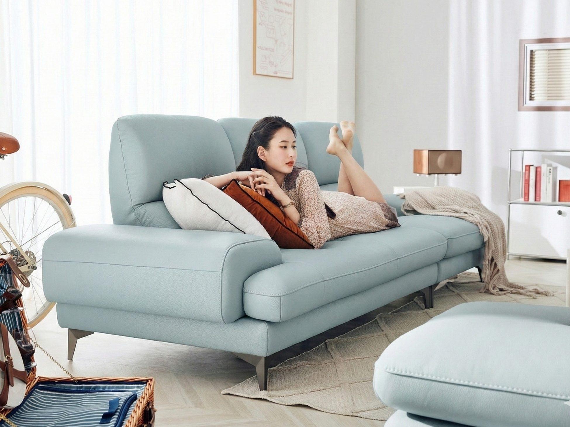Sofa ZEPHYR – Sofa Da Cao Cấp Hiện Đại Êm Ái Tối Ưu