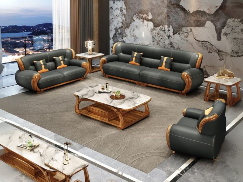 Bộ Sofa Gỗ Mun SBF311-123