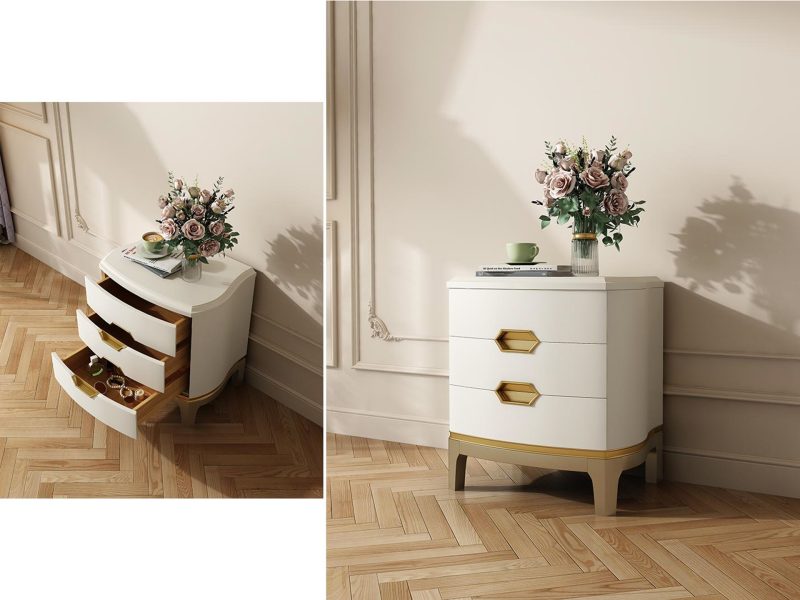 Tủ Đầu Giường Phong Cách Mỹ TACTG003