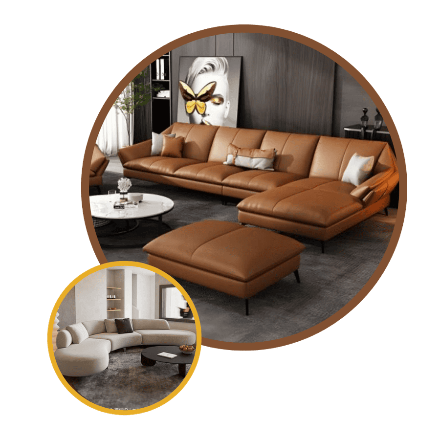 Hình ảnh sofa được sản xuất theo yêu cầu với nhiều điểm cộng