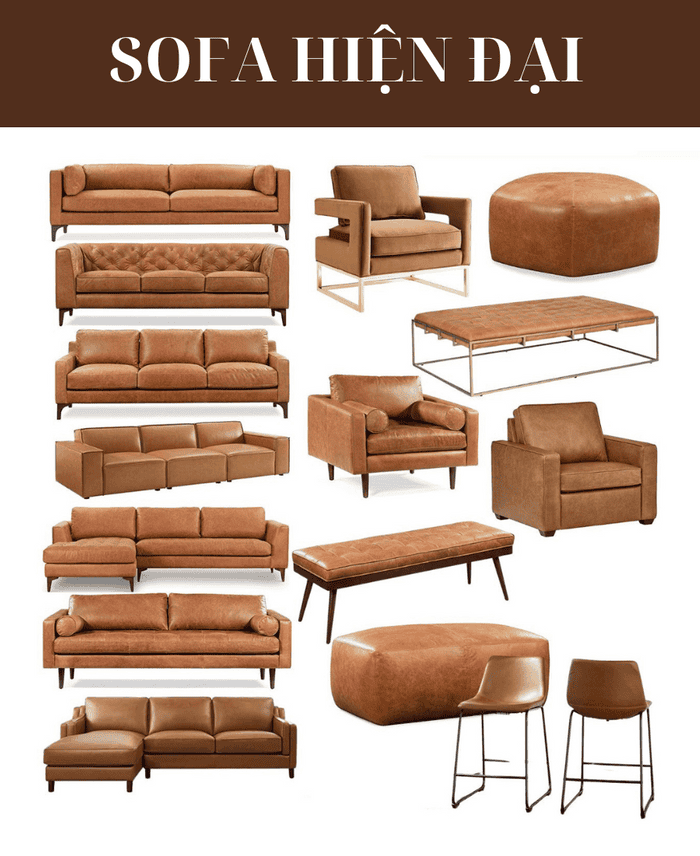 Các mẫu sofa hiện đại