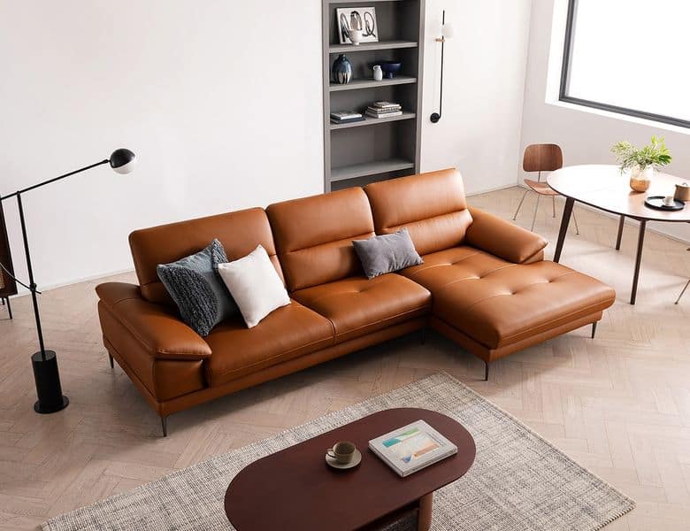 Mẫu sofa góc đã bàn giao