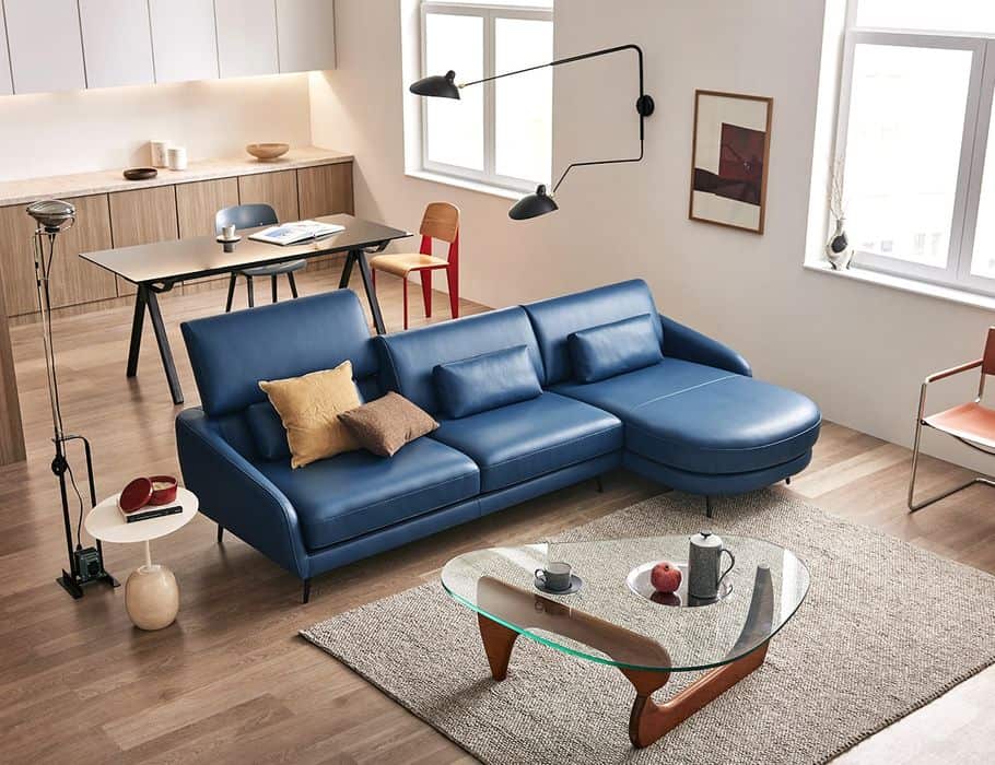 Mẫu sofa góc đã bàn giao