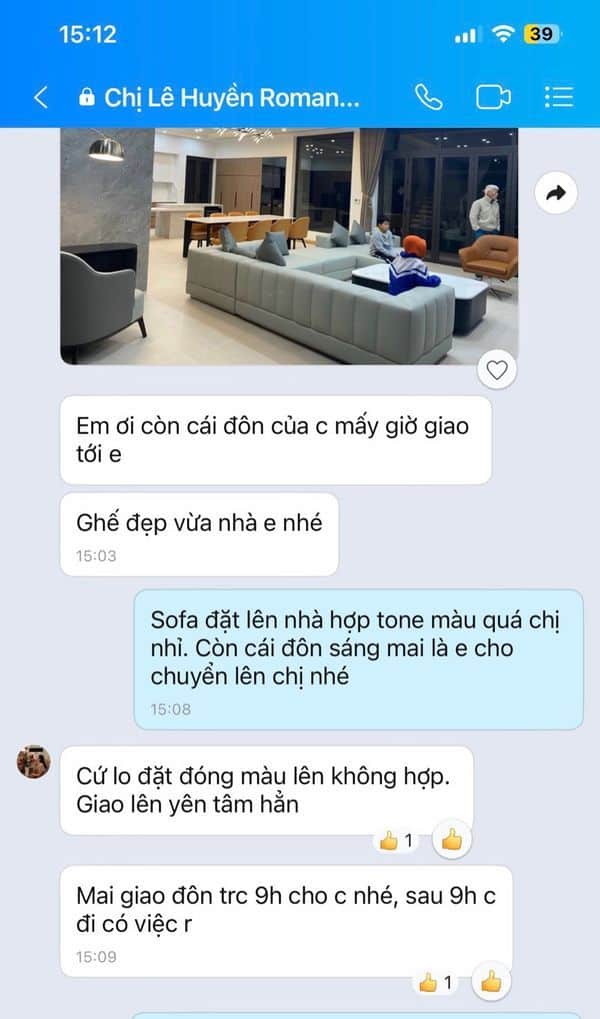 Review của khách hàng 1