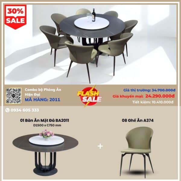 Combo Phòng Ăn Hiện Đại