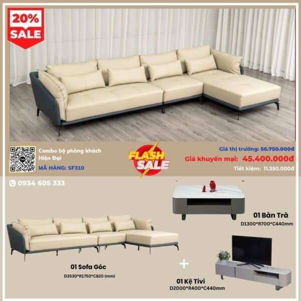 Combo Phòng Ngủ Hiện Đại SF310