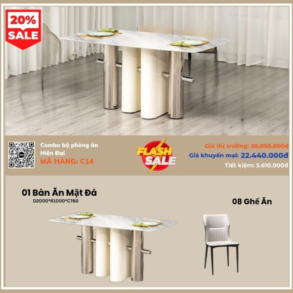 Combo Phòng Ăn Hiện Đại C14