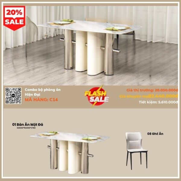 Combo Phòng Ăn Hiện Đại C14