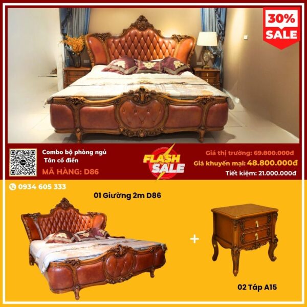 Combo Phòng Ngủ Tân Cổ Điển