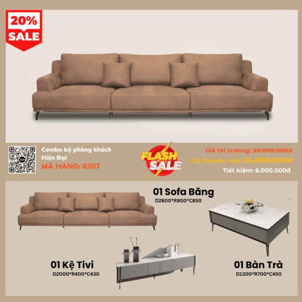 Combo Bộ Phòng Ngủ Hiện Đại