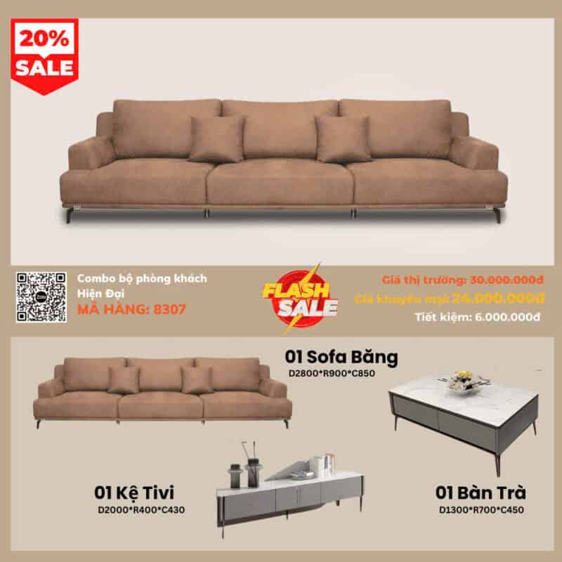 Combo Bộ Phòng Ngủ Hiện Đại