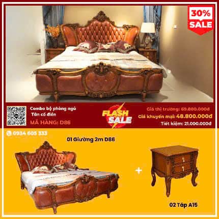 Combo Phòng Ngủ Tân Cổ Điển