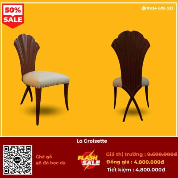 Ghế Gỗ Gõ Đỏ La Croisette