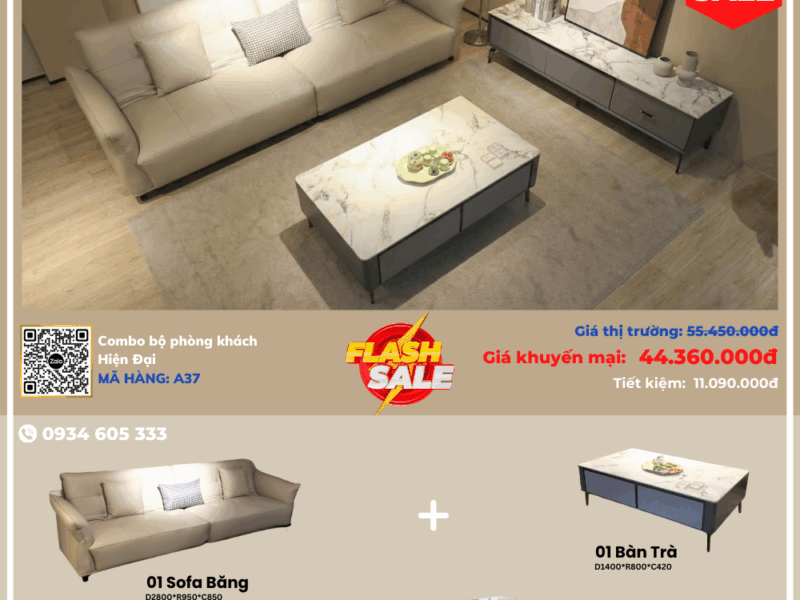 Combo Phòng Khách Hiện Đại