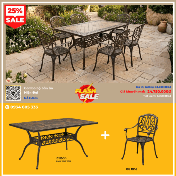 Bộ Bàn Ghế Ngoài Trời