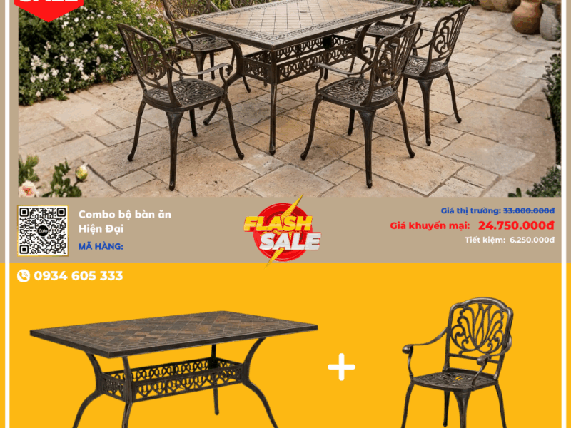 Bộ Bàn Ghế Ngoài Trời