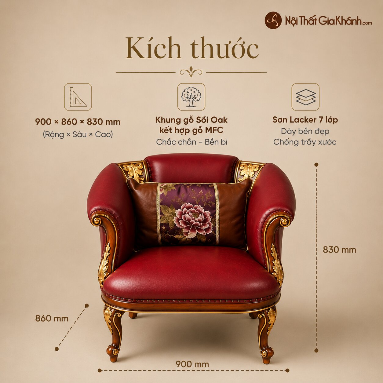 Ghế Thư Giãn FLORENCE CLASSIC GTG 8802