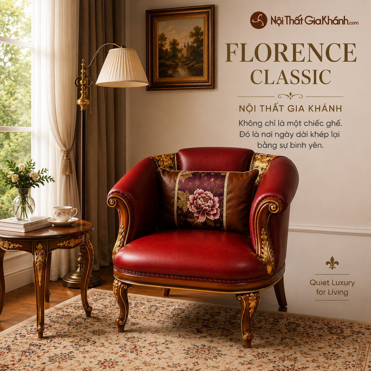 Ghế Thư Giãn FLORENCE CLASSIC GTG 8802
