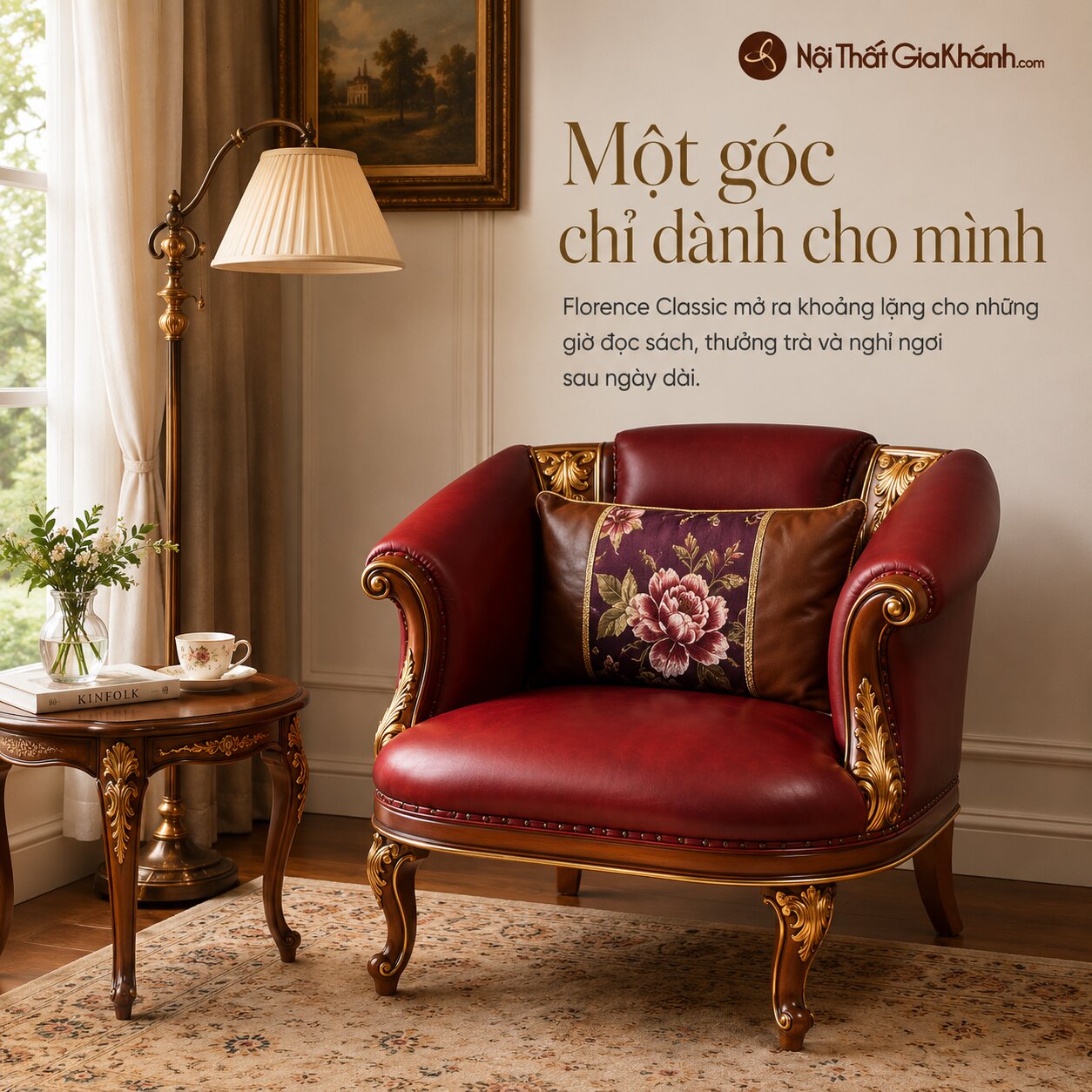 Ghế Thư Giãn FLORENCE CLASSIC GTG 8802