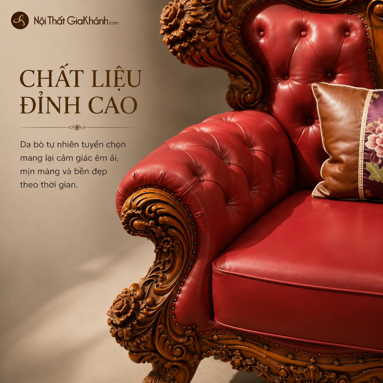 Combo Phòng Khách IMPERIAL ROSE Tân Cổ Điển GA65
