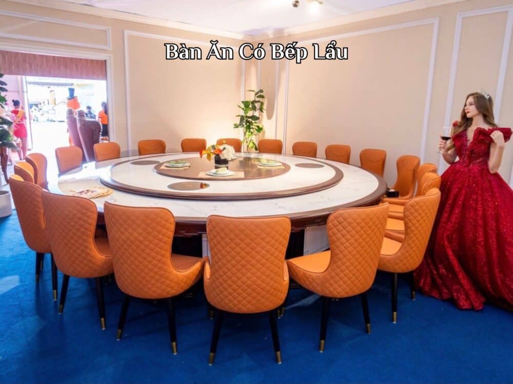 Bàn Ăn Có Bếp Lẩu