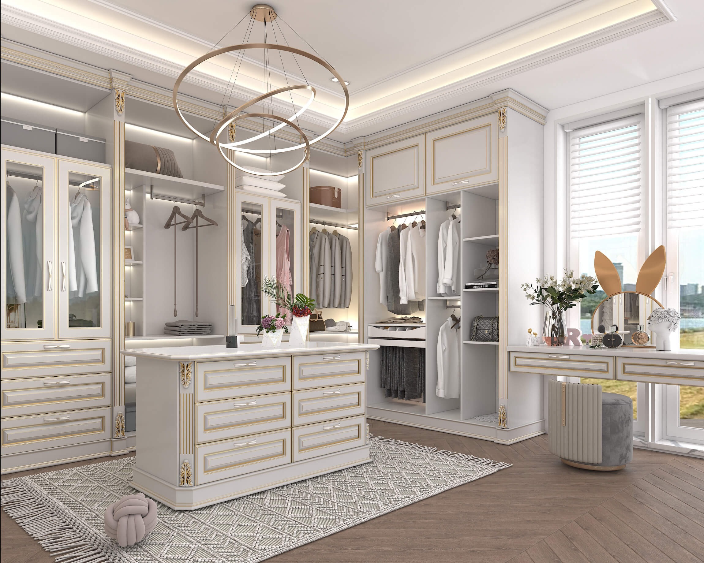 Phòng Thay Đồ Tân Cổ Điển 12