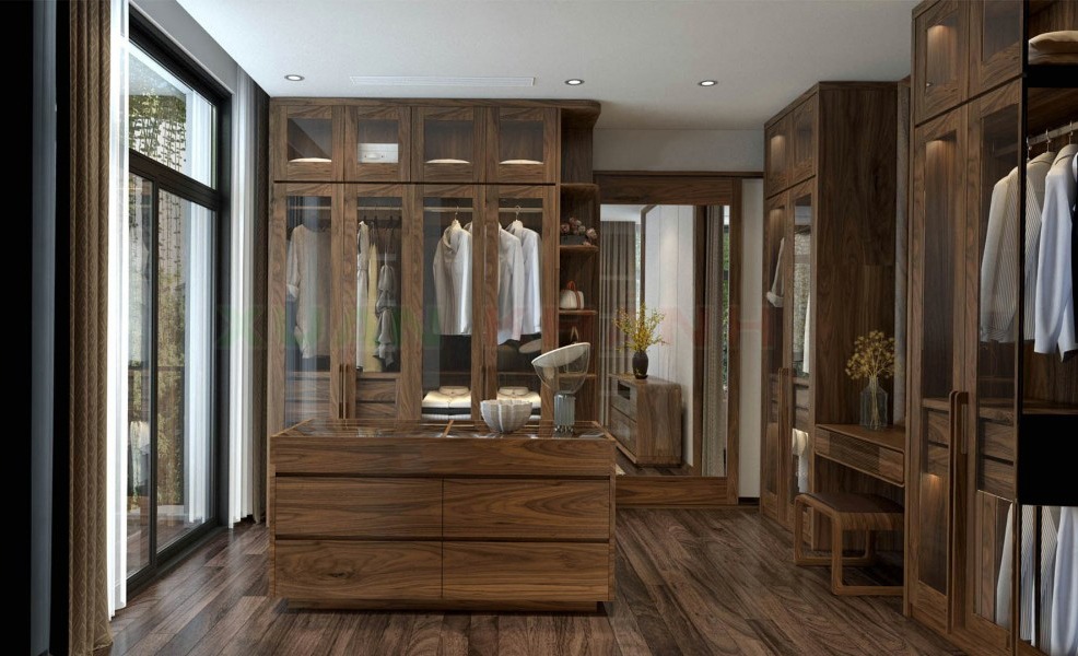 Tủ áo gỗ tự nhiên 17