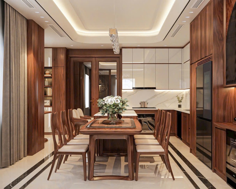 Tủ bếp gỗ tự nhiên 10