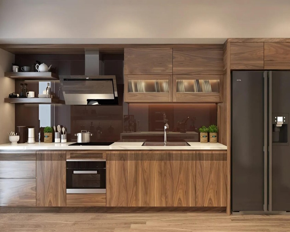 Tủ bếp gỗ tự nhiên 11