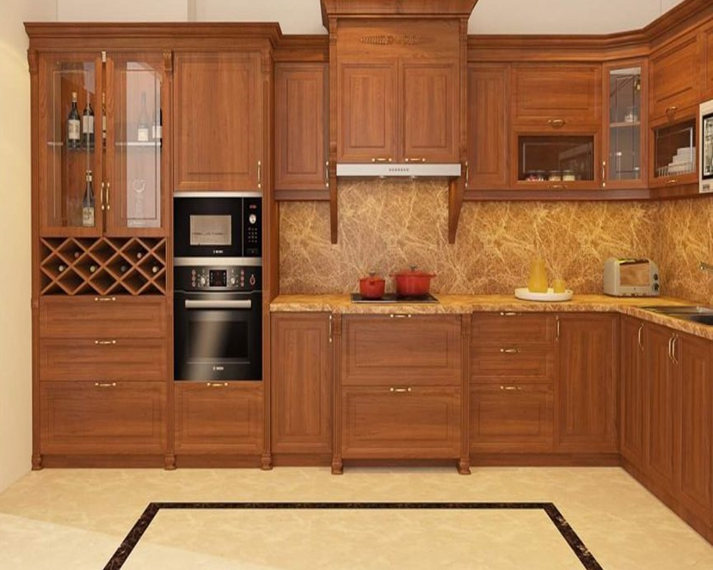 Tủ bếp gỗ tự nhiên 3