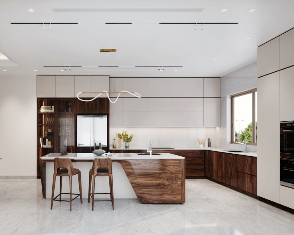 Tủ bếp gỗ tự nhiên 7