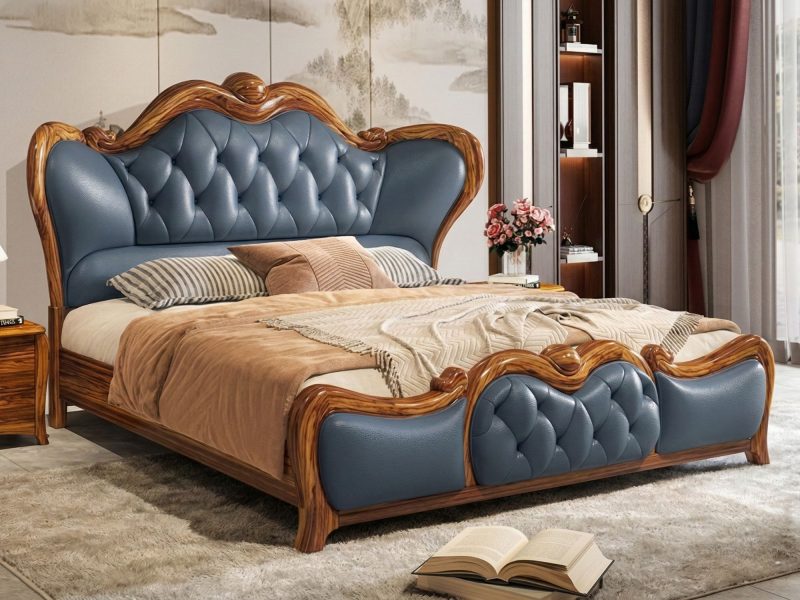 Giường Ngủ Gỗ Mun GIW159-18