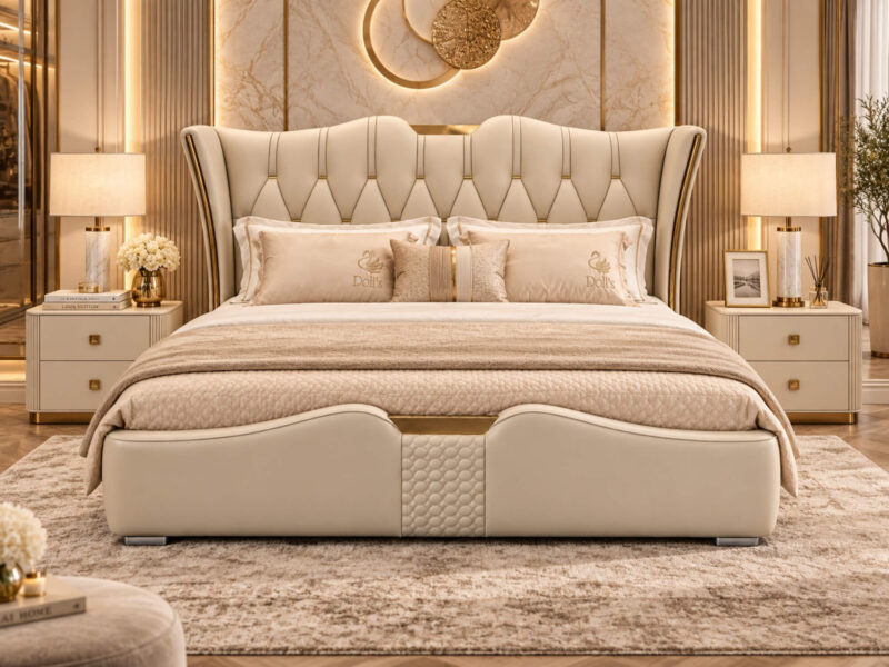 Giường Ngủ ELVARIS - Giường Bọc Da Luxury GI2336-18