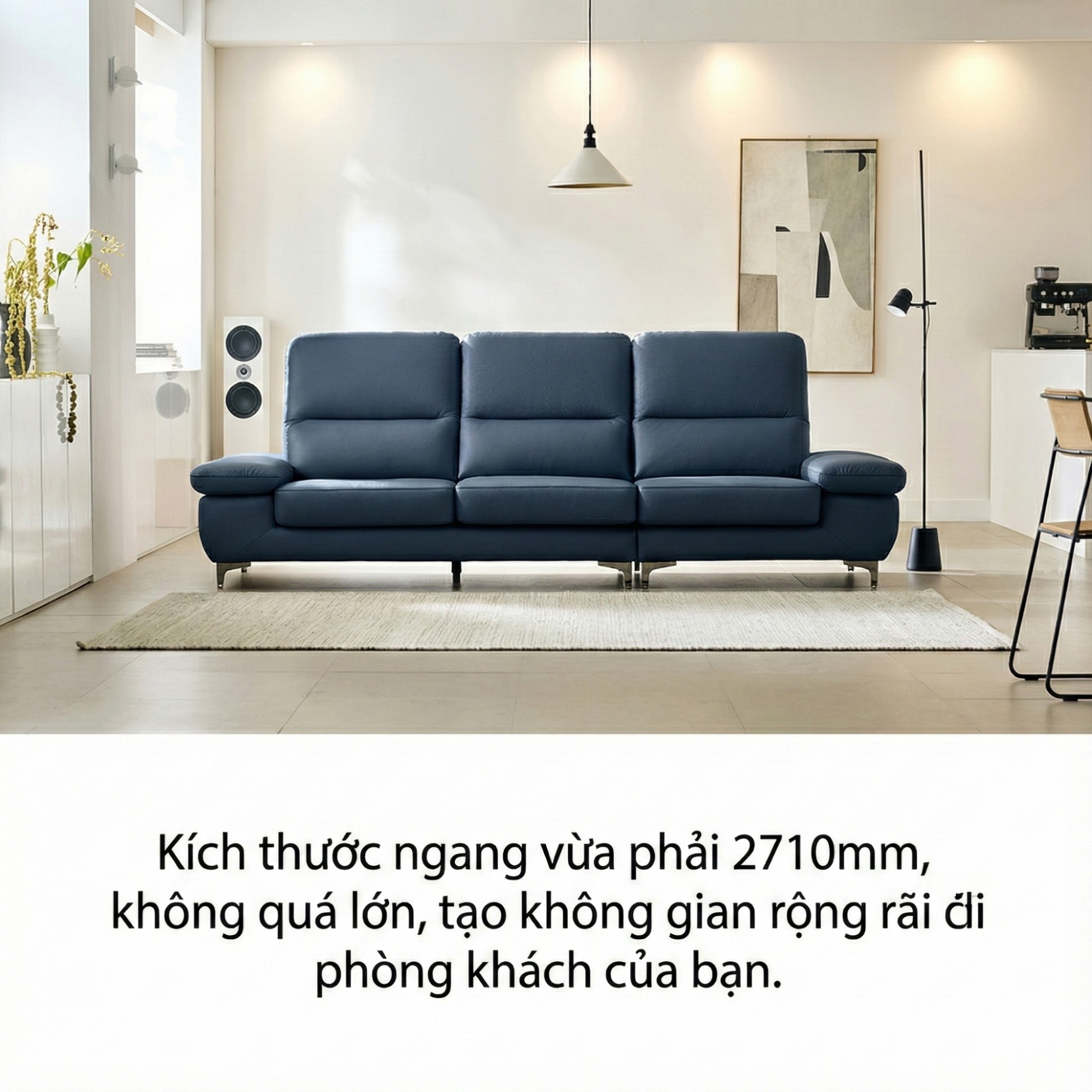 sofa AERIE sofa da hiện đại và êm ái