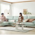 Sofa CHARLIE – Sofa Góc Với Da Cao Cấp Hiện Đại Êm Ái Cho Phòng Khách