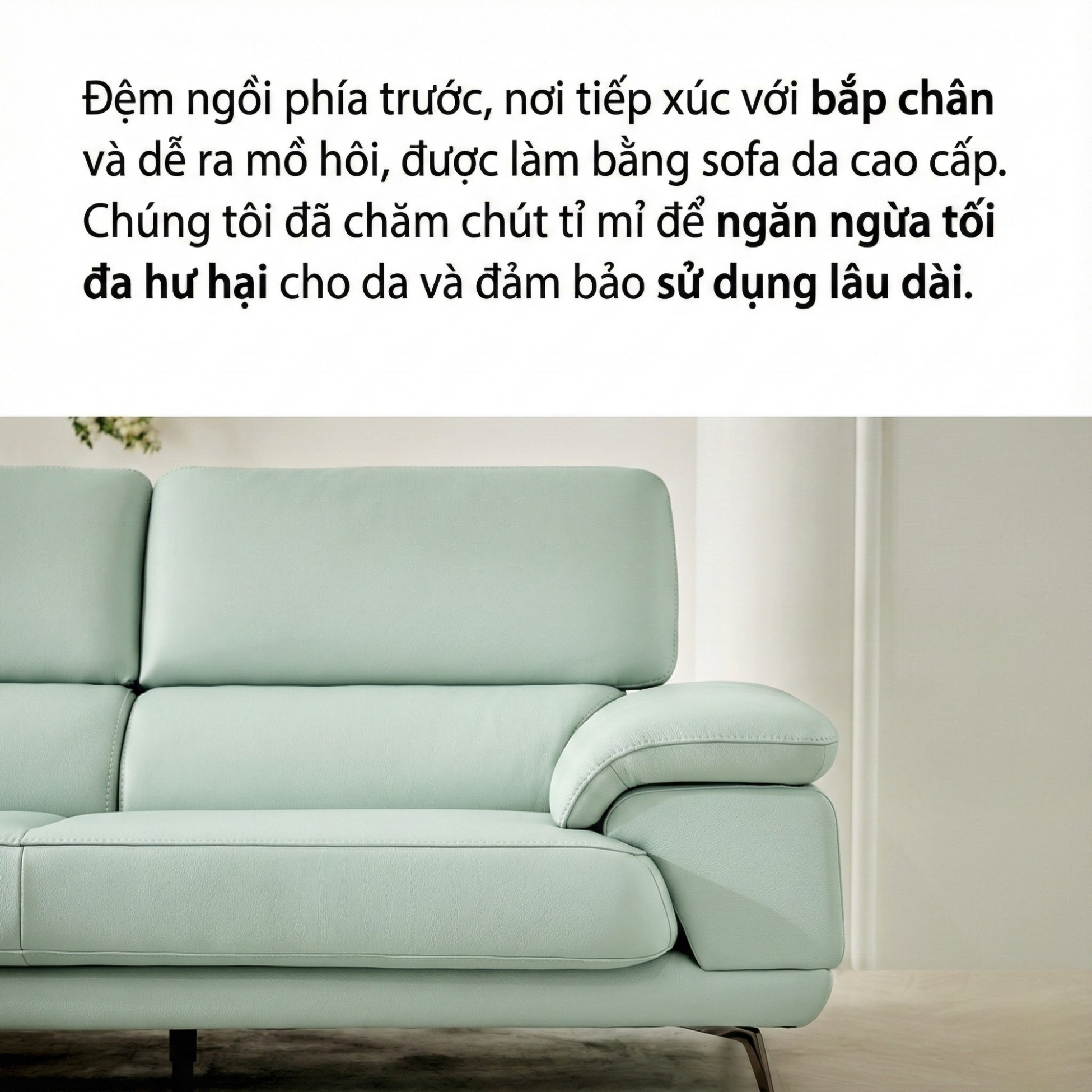 Sofa CHARLIE – Sofa Góc Với Da Cao Cấp Hiện Đại Êm Ái Cho Phòng Khách
