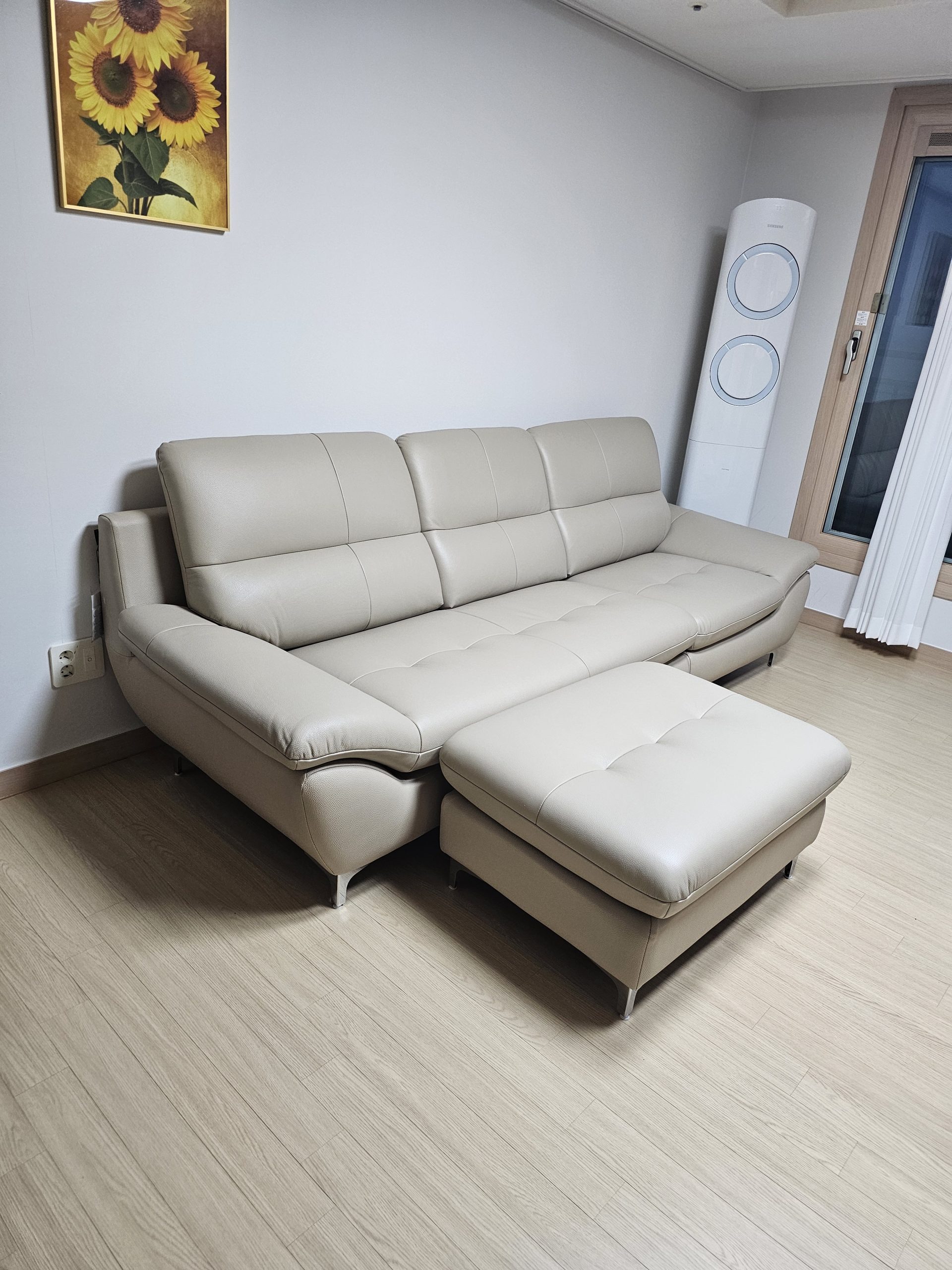 Sofa COASTAL - Sofa Da Hiện Đại Tinh Tế Cho Phòng Khách Trẻ Trung