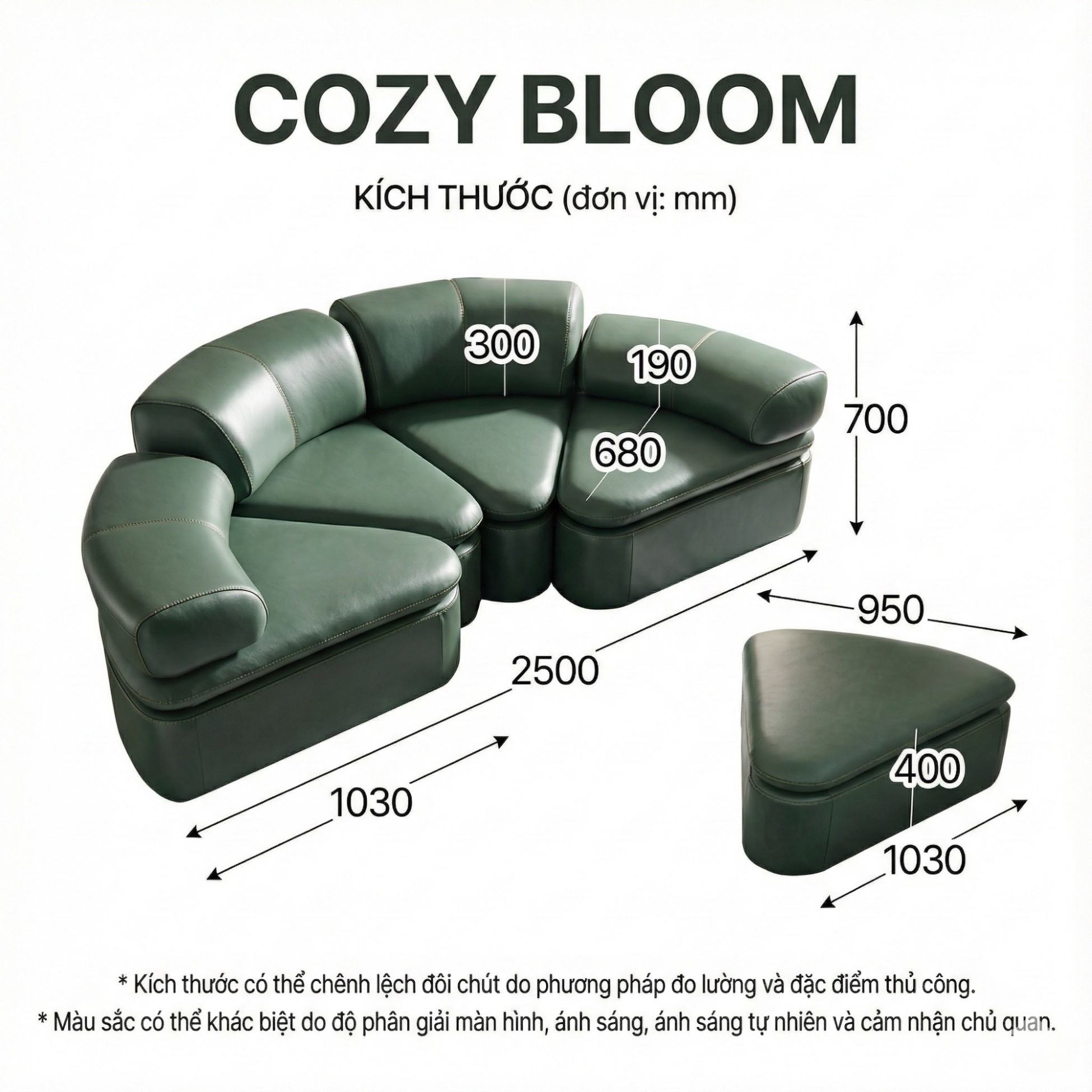 Sofa COZY BLOOM – Sofa Module Tròn Thiết Kế Độc Đáo