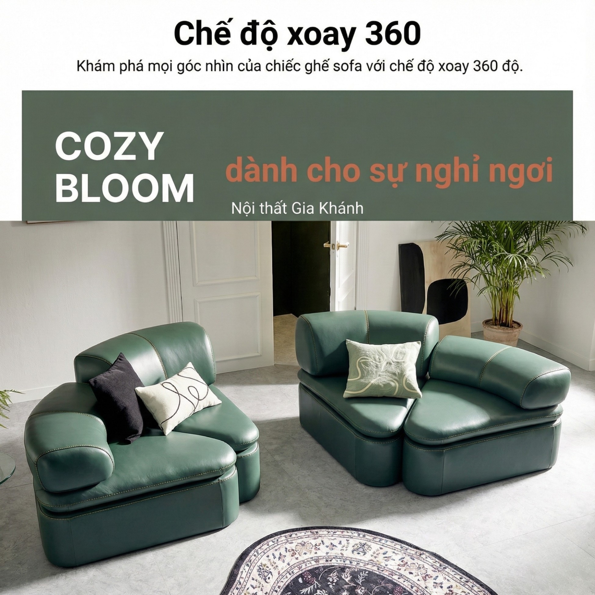 Sofa COZY BLOOM – Sofa Module Tròn Thiết Kế Độc Đáo