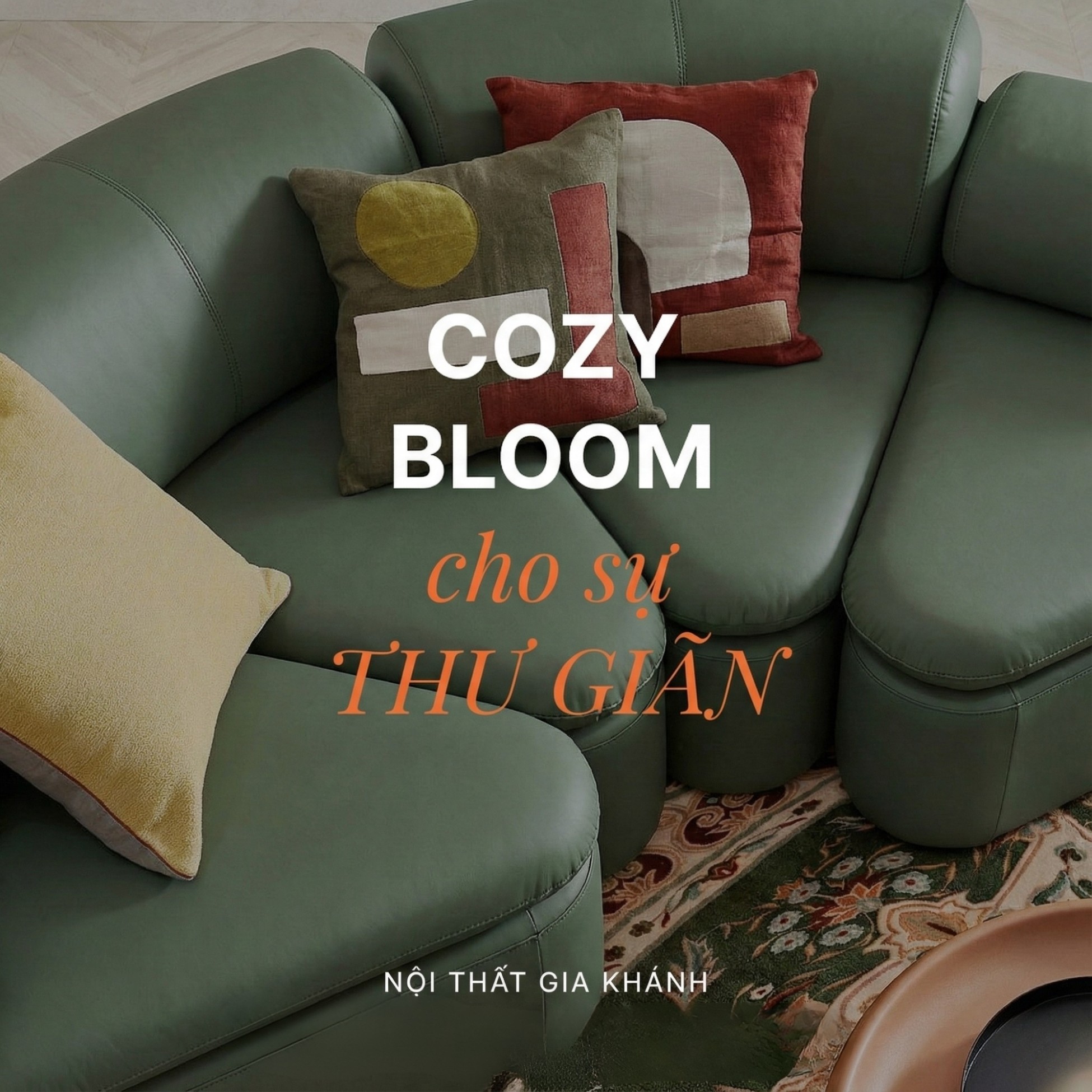 Sofa COZY BLOOM – Sofa Module Tròn Thiết Kế Độc Đáo