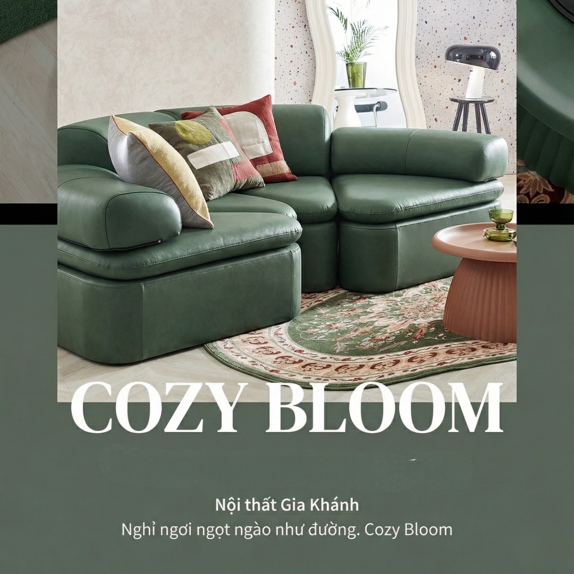 Sofa COZY BLOOM – Sofa Module Tròn Thiết Kế Độc Đáo