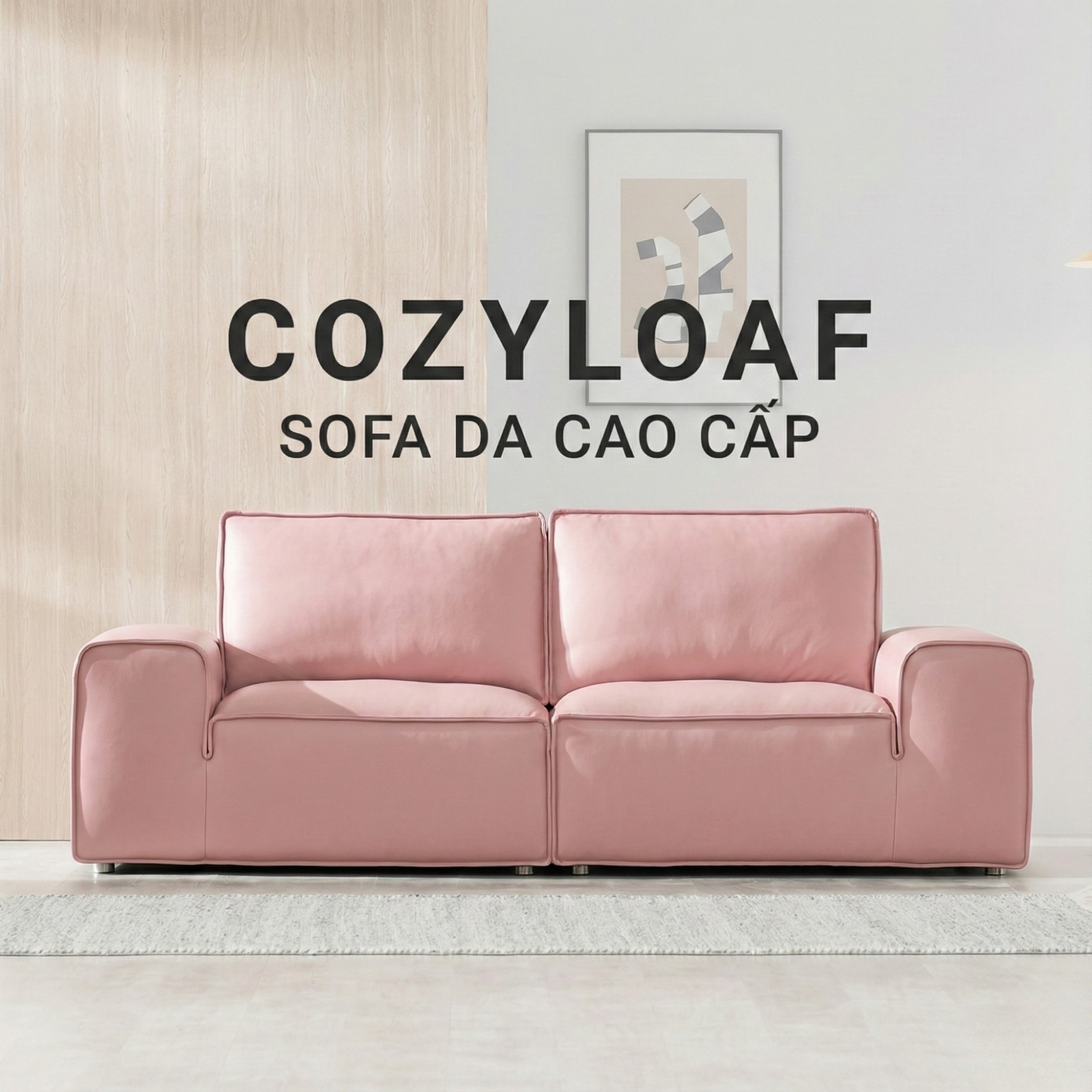 Sofa COZYLOAF – Sofa Da Dáng Băng Hiện Đại Êm Ái Thiết Kế Tối Giản