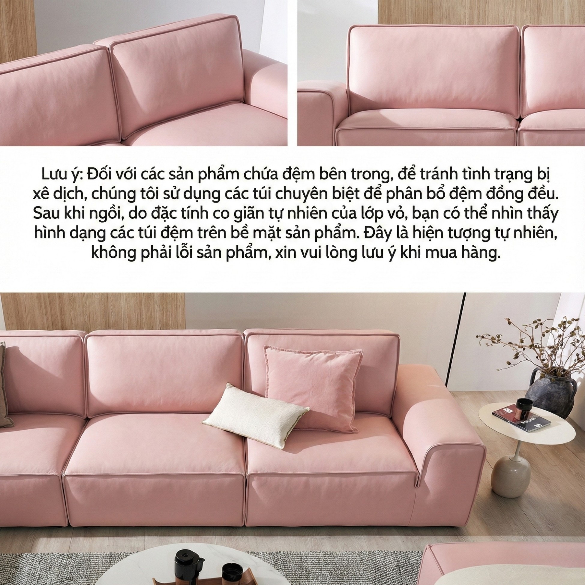 Sofa COZYLOAF – Sofa Da Dáng Băng Hiện Đại Êm Ái Thiết Kế Tối Giản