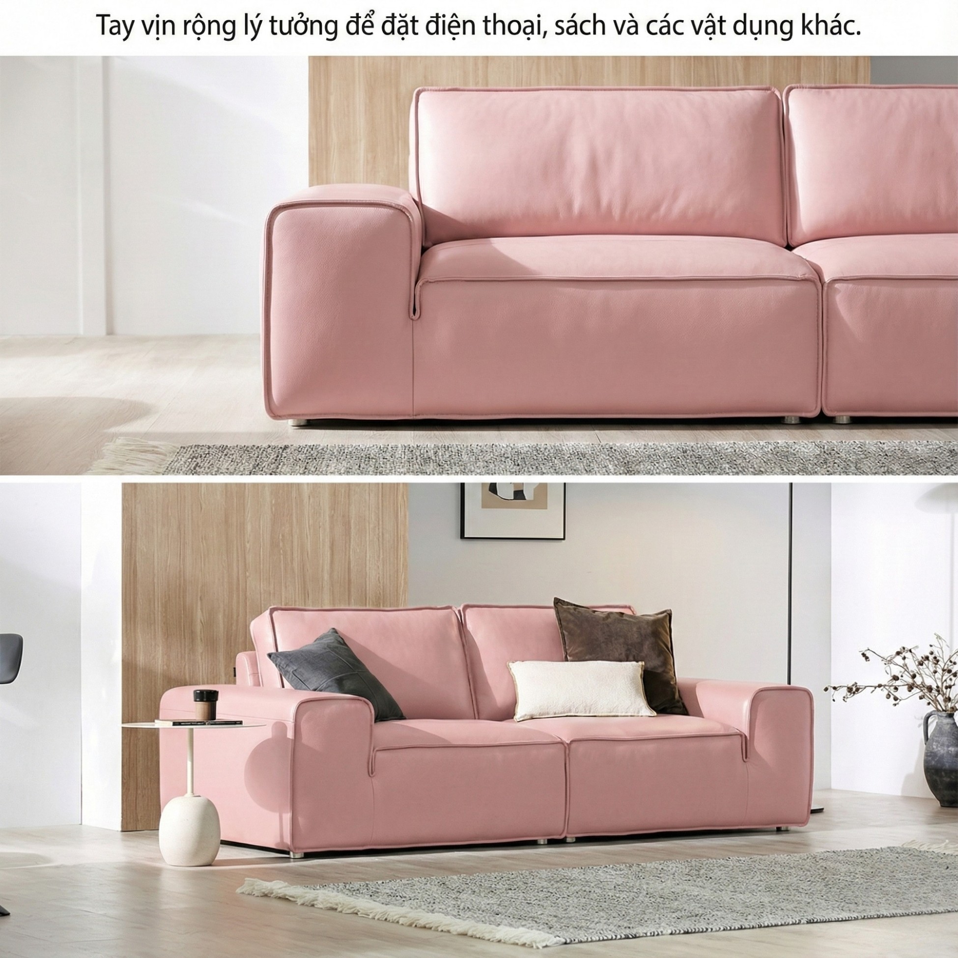 Sofa COZYLOAF – Sofa Da Dáng Băng Hiện Đại Êm Ái Thiết Kế Tối Giản