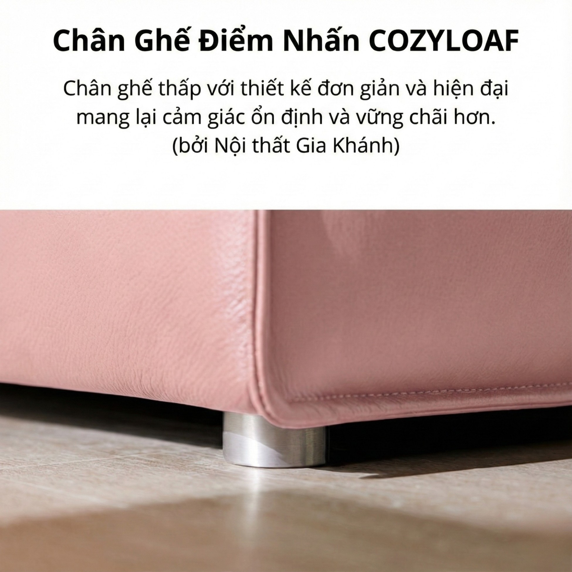 Sofa COZYLOAF – Sofa Da Dáng Băng Hiện Đại Êm Ái Thiết Kế Tối Giản