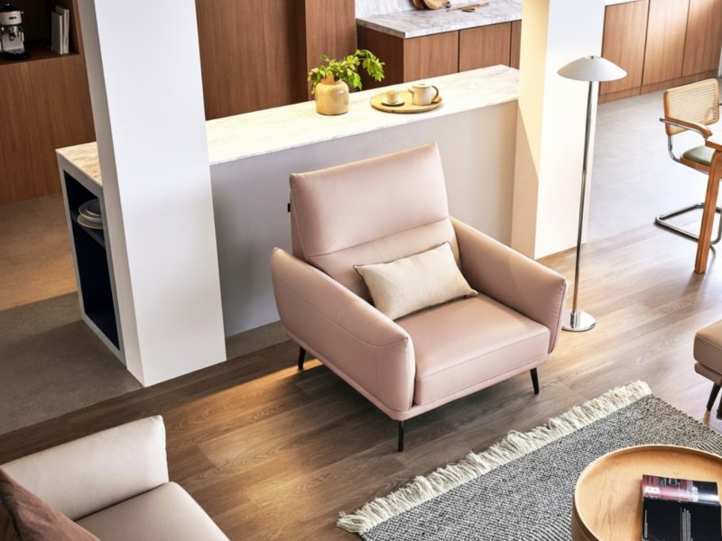 Sofa ELLY – Sofa Đơn Bọc Da Cao Cấp Hiện Đại Êm Ái Mang Đến Sự Thoải Mái (Hàng Order)