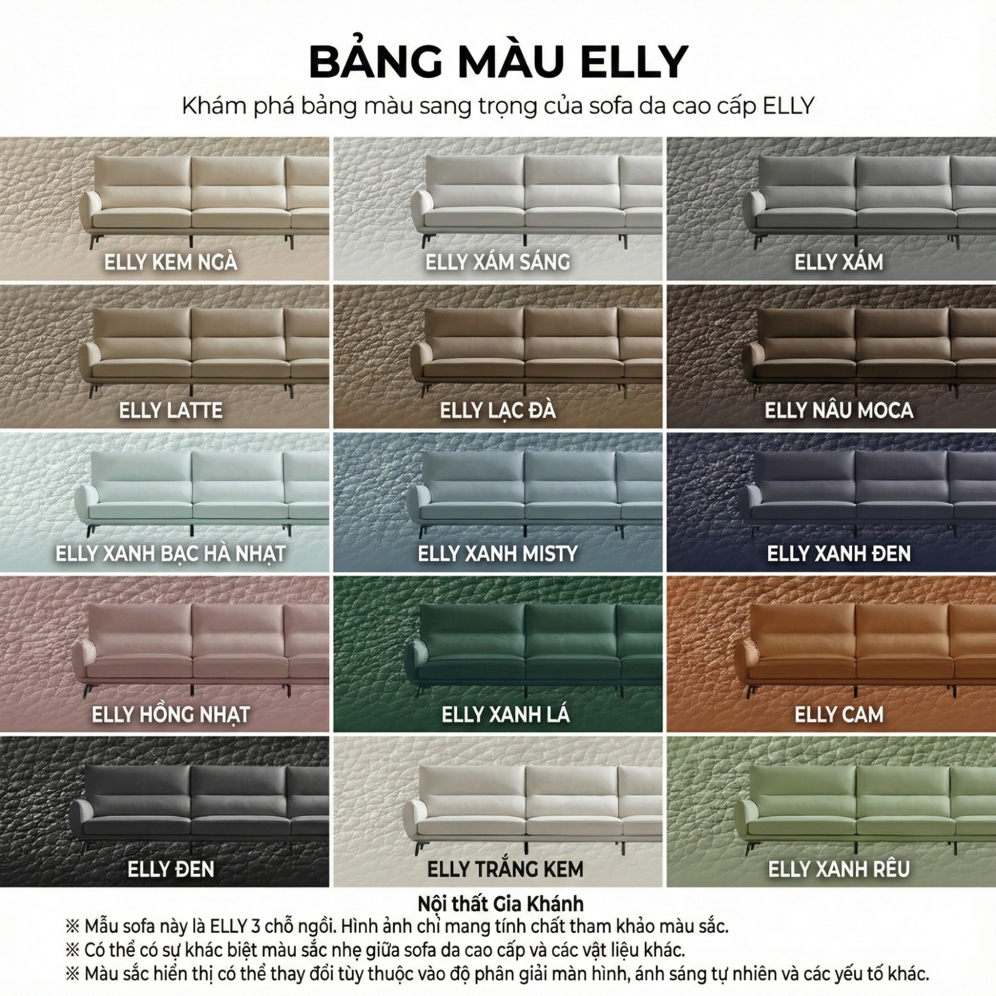 sofa elly sofa da dáng đơn hiện đại