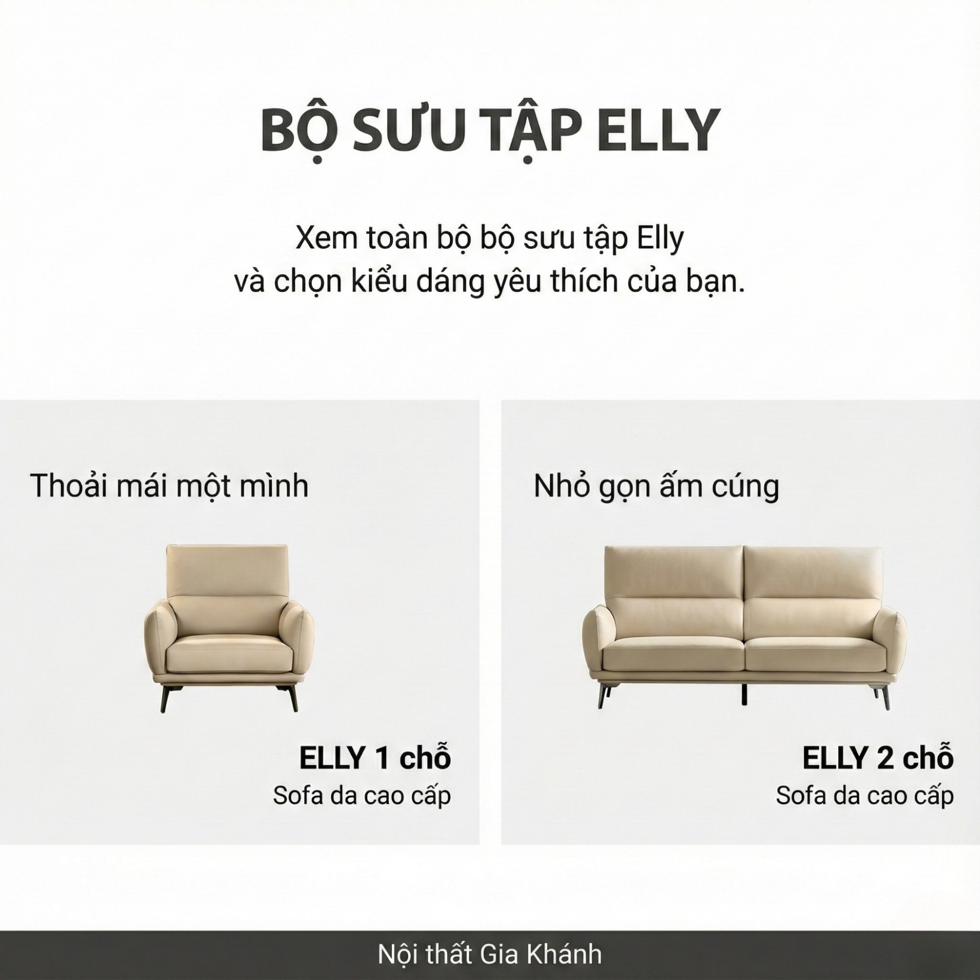sofa elly sofa da dáng đơn hiện đại