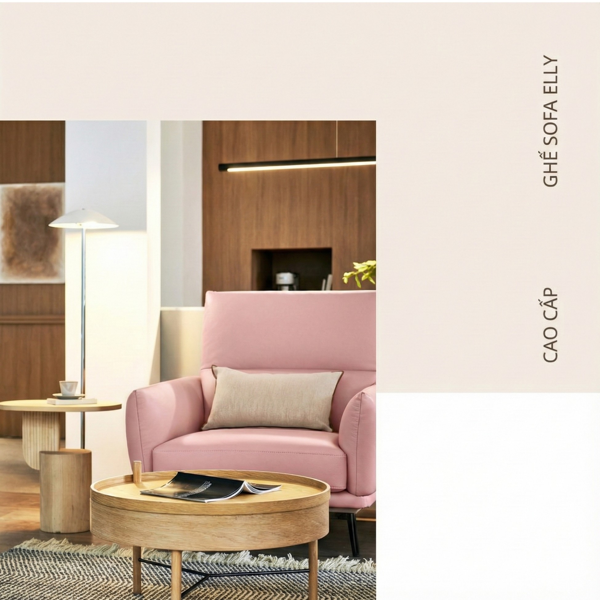 sofa elly sofa da dáng đơn hiện đại